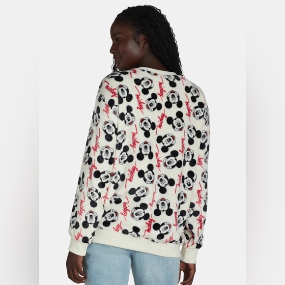 Mickey Mouse Women's Plush Graphic Character Sweatshirt Gift Box | NEW/NWT!!♥️🖤 - Picture 10 of 14
